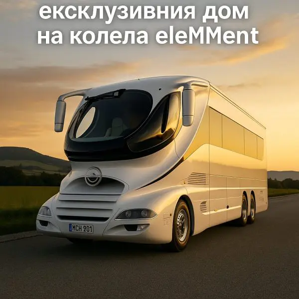 Луксозен кемпер eleMMent Palazzo – най-скъпият дом на колела в света
