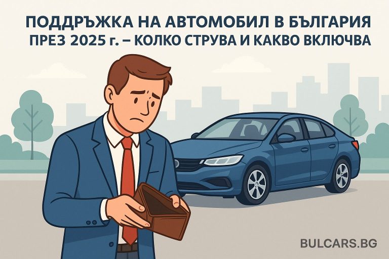 Поддръжка на автомобил в България през 2025