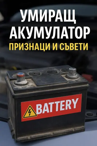 Признаци на умиращ акумулатор – не ги подценявай!