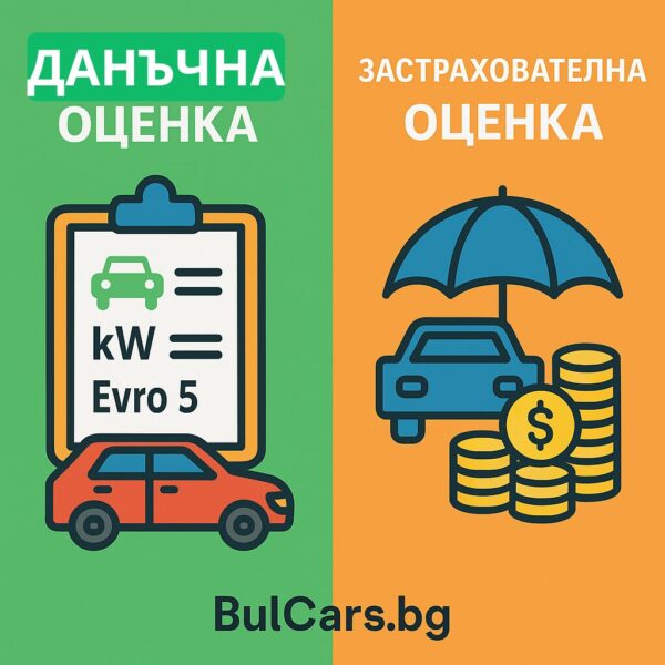 Данъчна оценка на автомобил: Каква е разликата със застрахователната оценка на автомобил и кога се използват?