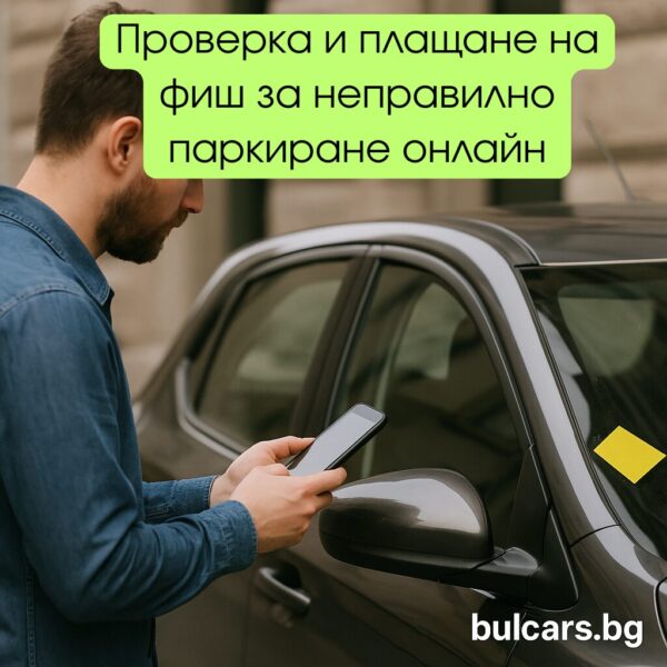 Проверка и плащане на фиш за неправилно паркиране