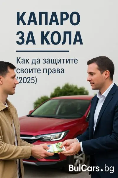 Капаро за кола – кога е законно, как се дава и кога не се връща?