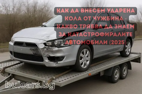 Как да внесем ударена кола от чужбина – какво не знаем за катастрофирали и блъснати автомобили (2025)