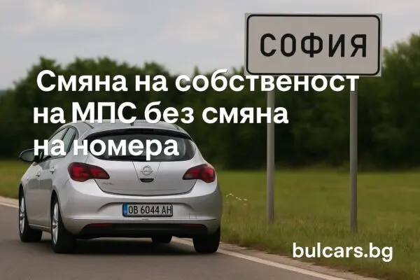 Смяна на собственост на МПС без смяна на номера – цена, срок и документи (2025)