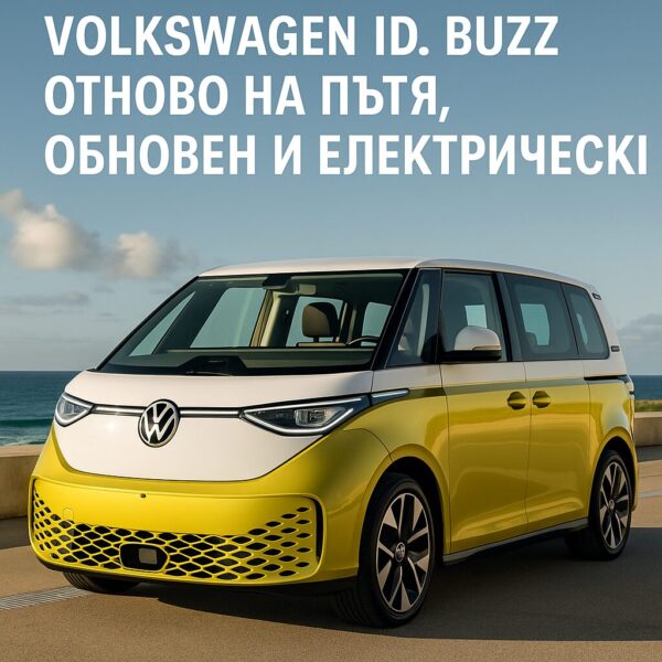 Среща на миналото с бъдещето: Volkswagen ID. Buzz отново на пътя, обновен и електрически