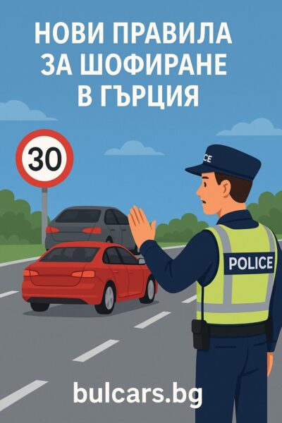 Нови правила за шофиране в Гърция
